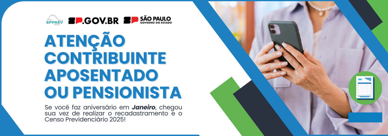 Imagem informativa sobre o recadastramento